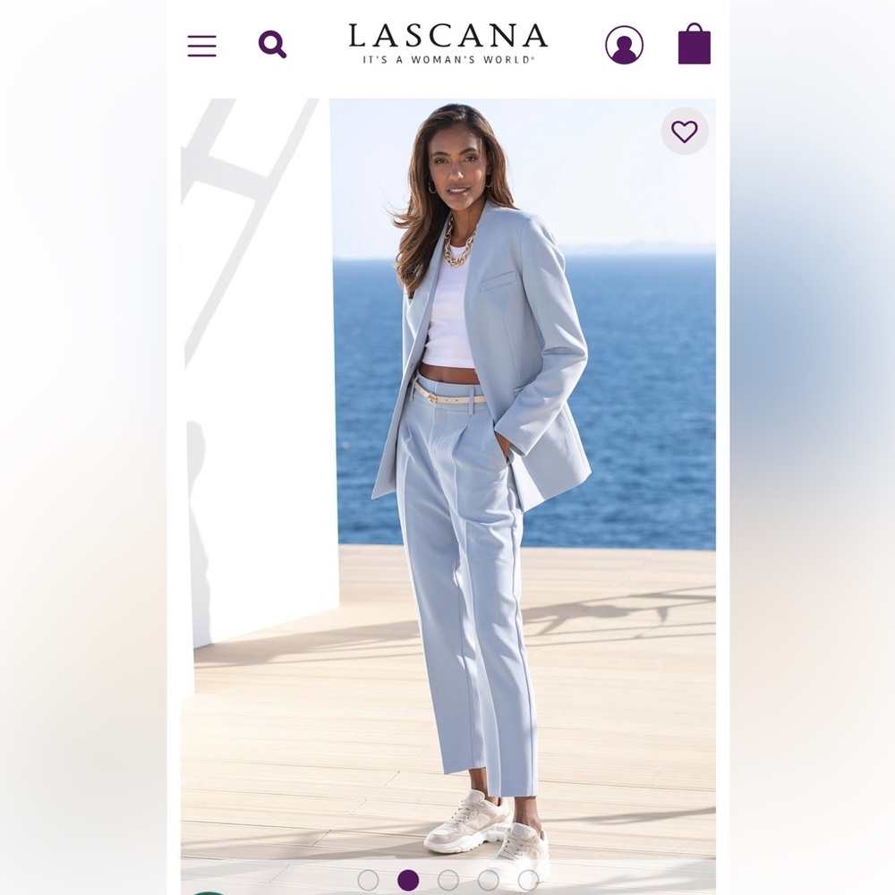 Light Blue Women's Pantsuit